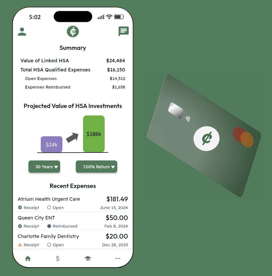 CreditHSA Expense Tracker & Credit Card